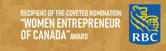 'RBC Women Entrepreneur of Canada'  Nominee