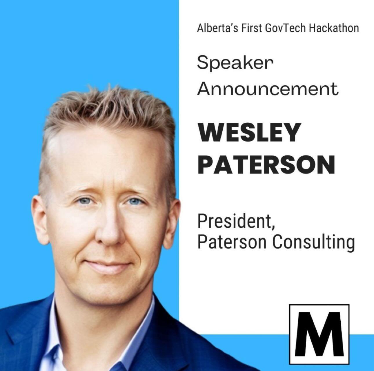 Alberta's First GovTech Hackathon - Speaker Announcement